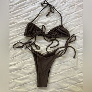 Trini bikinis brown suit